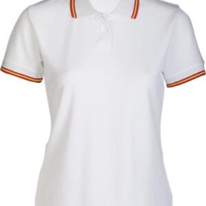 Polo España Señora Blanco