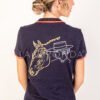 POLO AMAZONA CON SOMBRERO Y CABALLO - Imagen 2